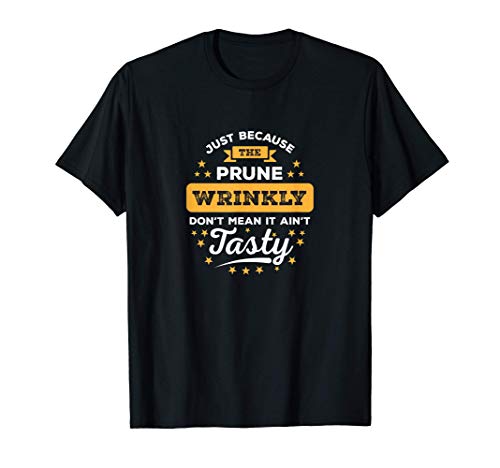 Mens Wrinkly Prune Funny Grandfather, Grandpa Christmas Gift T-Shirt