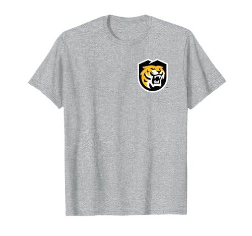 Colorado College Tigers Left Chest Mascot Gray T-Shirt