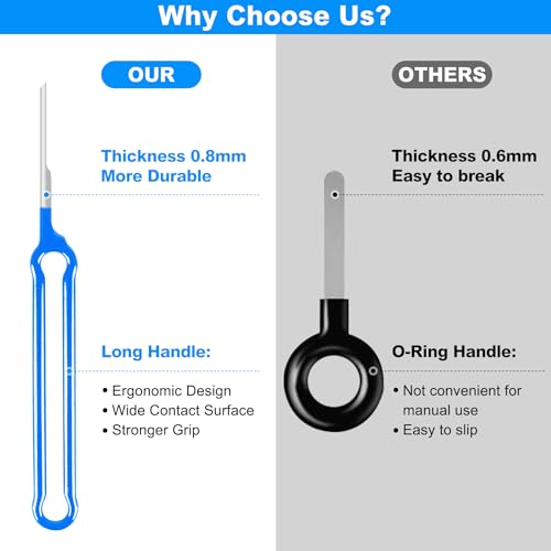 Image of Terminal Removal Tool Kit 41 Pcs Depinning Tool Electrical Connector Pin Removal Tool Kit Pin Extractor Tool Set Wire Terminal Release Tool for Automotive Car Household Devices - Blue