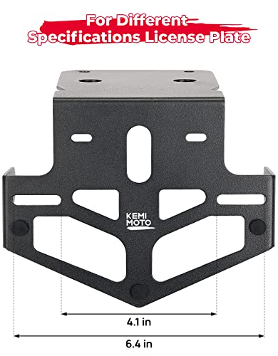 Kemimoto Fender Eliminator Compatible With Klx300 Klx300Sm 2021 2022 2023 Tail Tidy License Plate Holder With Led Integrated Tail Light #TOP2