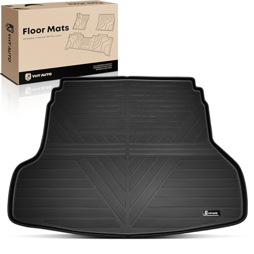 YHTAUTO Cargo Mat Compatible with Kia Forte 2019-2024, TPE All Weather Car Mat Waterproof Anti-Slip Odorless Liner, Interior Accessories, Cargo Mat Trunk Mat by YHTAUTO - Used condition - US$58.60