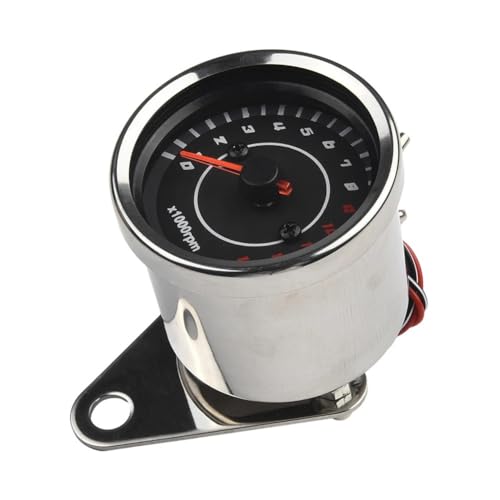 Compteur kilométrique moto universel avec tachymètre intégré pour tableau de bord