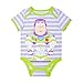 Disney Boy's 3-Piece Toy Story’s Buzz Lightyear Baby Creeper and Bib Set, 0-3M