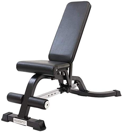 UYCVT Weights Bench Adjustable Weight Benches 90°Flat Foldable Sit Up Fitness Sit-Up Abdominal Trainer|Multifunctional Fitness Equipment Bearing 400Kg,Black