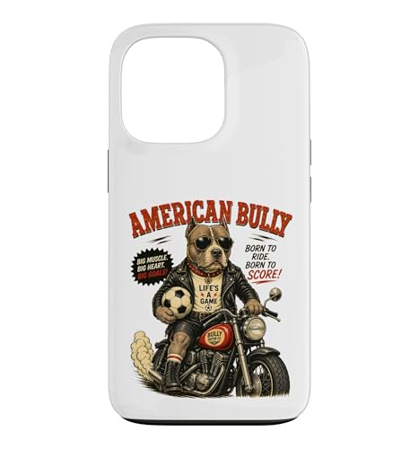 American Bully Ride Motorbike Soccer iPhone 13 Pro Case