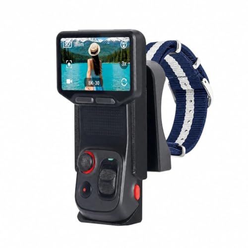 �����R���}�E���gfor Insta360 Luna Ultra�p�����[�g�R���g���[���X�^���h �����R���ی�P�[�X ���Ƀ����R�����t�� ������/�c�������T�|�[�g �p�x�����\ �y�ʃA�N�V�����J�����p POV�B�e ���t���ȒP (�u���[�� �A�b�v�O���[�h)
