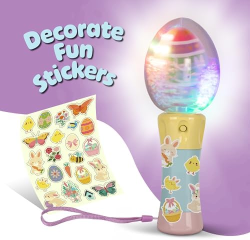 Magic Ball Wand for Kids 7.5" - Custom Egg-Shaped Top Light Up Magic Ball Toy Wand with Batteries Included - Flashing LED Spring Summer Toy Wands for Boys & Girls, Fun Gift or Birthday Party Favor — view 4