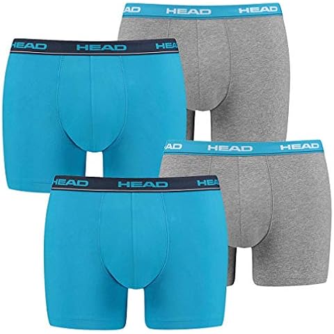 HEAD 4 er Pack Herren Boxer Boxershorts Basic Pant Unterwäsche Cover