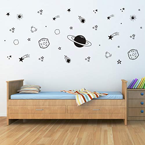 Vinilo Decorativo para Niños en Negro - Star miniatura 2