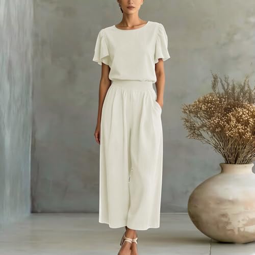 Conjunto de verano de dos piezas para mujer, ideal para días calurosos y paseos casuales 3