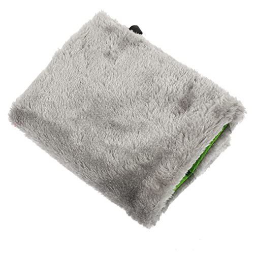 BUGUUYO Papageiennest Aus Baumwolle Schaukel Hängematte Zubehör Für Sittichkäfige Papageienstreu Vogelwarmer Käfig Für Vogel Haustier-hängemattenbett Zeltbett Für Kleintiere Plüsch Grey