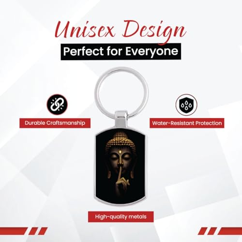 Image of Premium Printed Metal Keychain for Men & Women | High-Definition Artwork Print | Durable Key Ring for Car, Bike, Home & Office Keys | Stylish Decorative Key Holder Gift