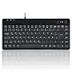 Tastatur mit Trackball Perixx PERIBOARD-505H Plus und USB Hub