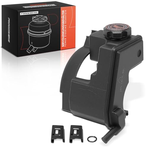 Frankberg Réservoir de compensation d'huile hydraulique de direction assistée compatible avec 206 2D 2A/C 2E/K 1.1L 1.4L 1.6L Essence 1998-2008 Replace# 9637058480