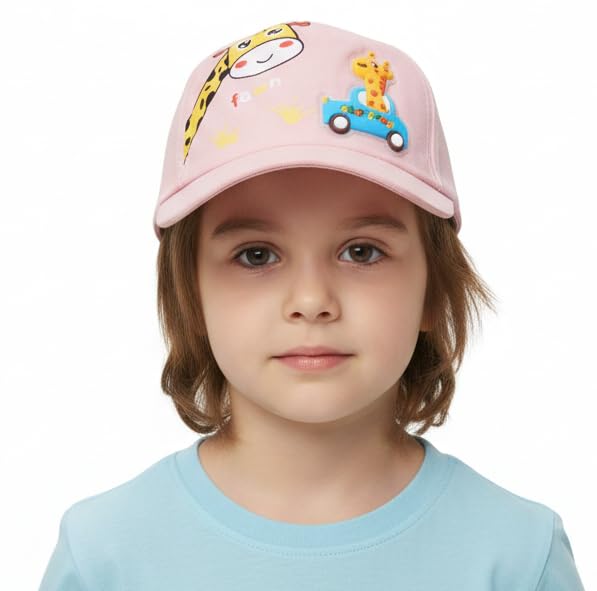 Kids Giraffe Baseball Cap |Toddler Boys Girls Adjustable Sun Hat Outdoor Play Summer Lightweight Comfortable Sports Travel Cap