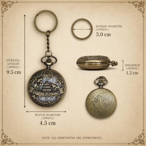 Image of Antique Bronze Pocket Premium Vintage Theme Metallic Home Key Chain & Key Rings | Best Gift for Men, Woman, Boys & Girls on their Special Occassions