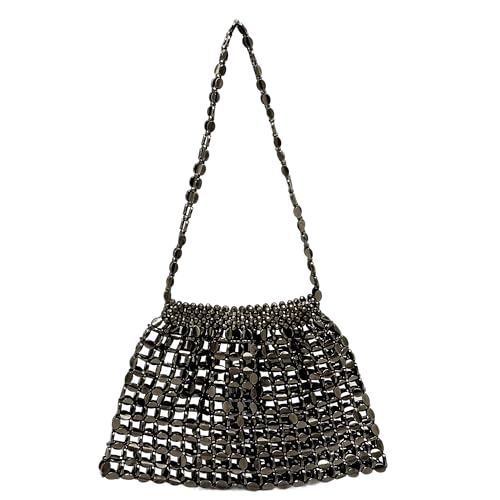 Image of Miuco Beaded Evening Bag Vintage Purse Elegant Dinner Clutch Bag Formal 1920s accessories for women Handbag