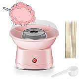 Jokpenes Cotton Candy Machine for Kids,Portable Mini Electric Cotton Candy Maker with 10 Reusable...