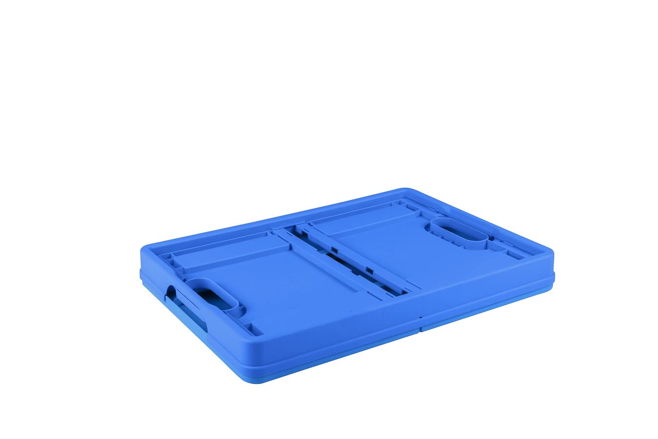 SUNWARE perfectly organised Składane pudełko – niebieskie, kwadratowe, 32 litry, 490 x 360 x 245 mm