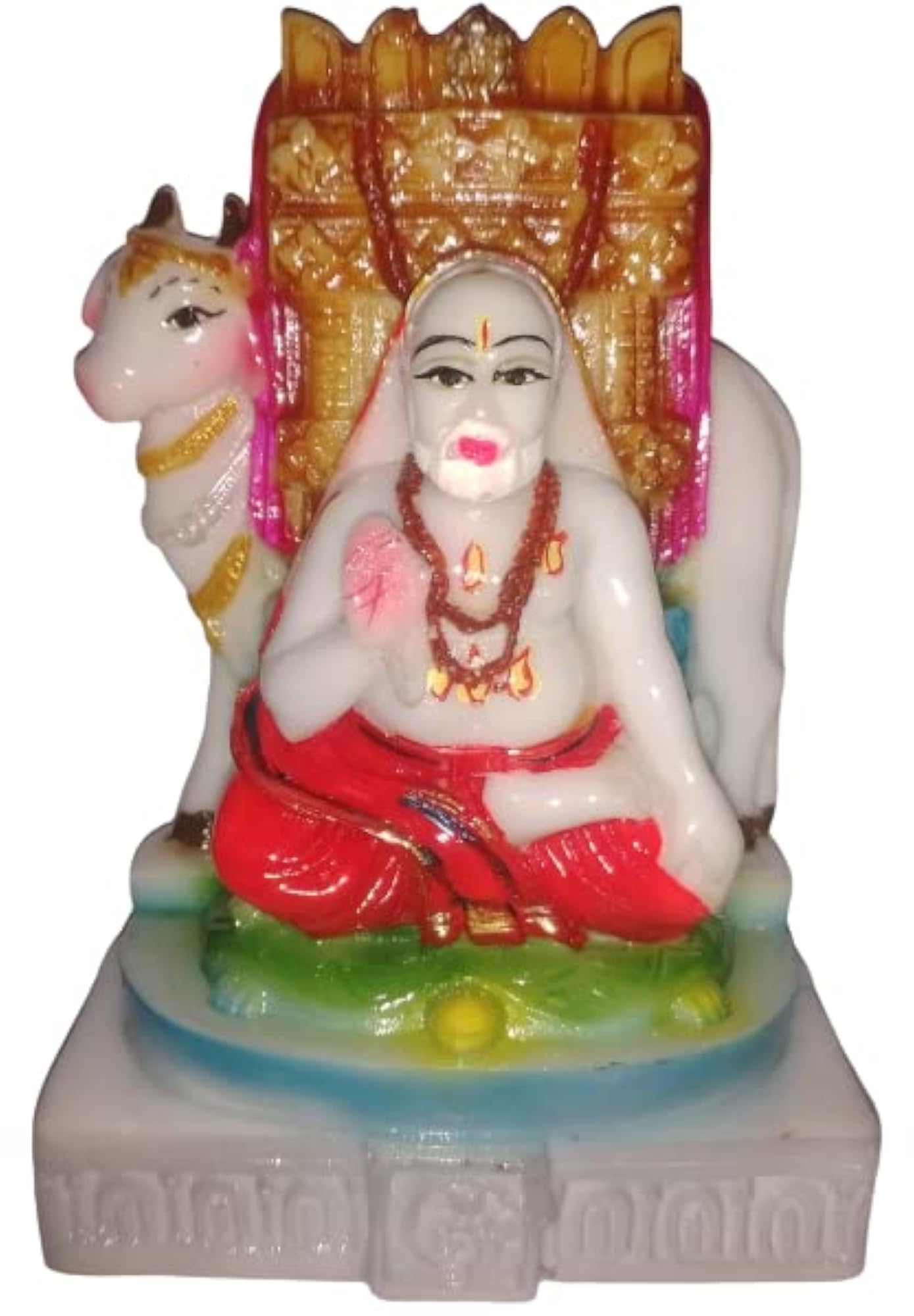 Polymarble Sri Ragavendra Idol, 14 CM