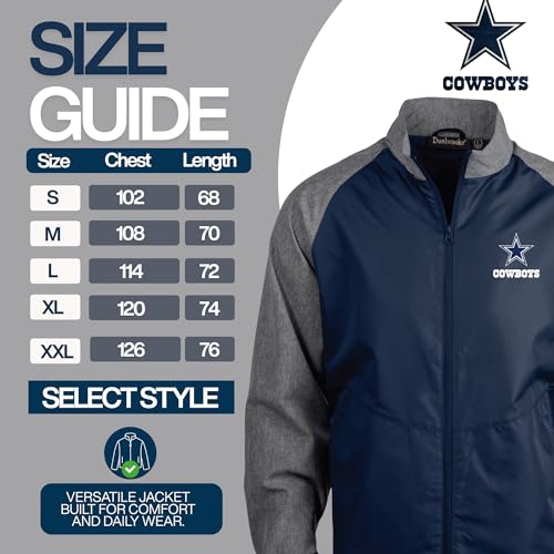 Image of Dunbrooke NFL mens Hurricane Windbreaker
