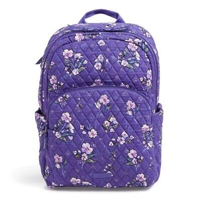 Vera Bradley Essential Large Backpack Wild Rose Purple