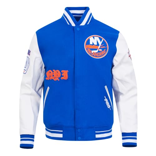 Image of Pro Standard Mens NHL Old English Varsity Jacket
