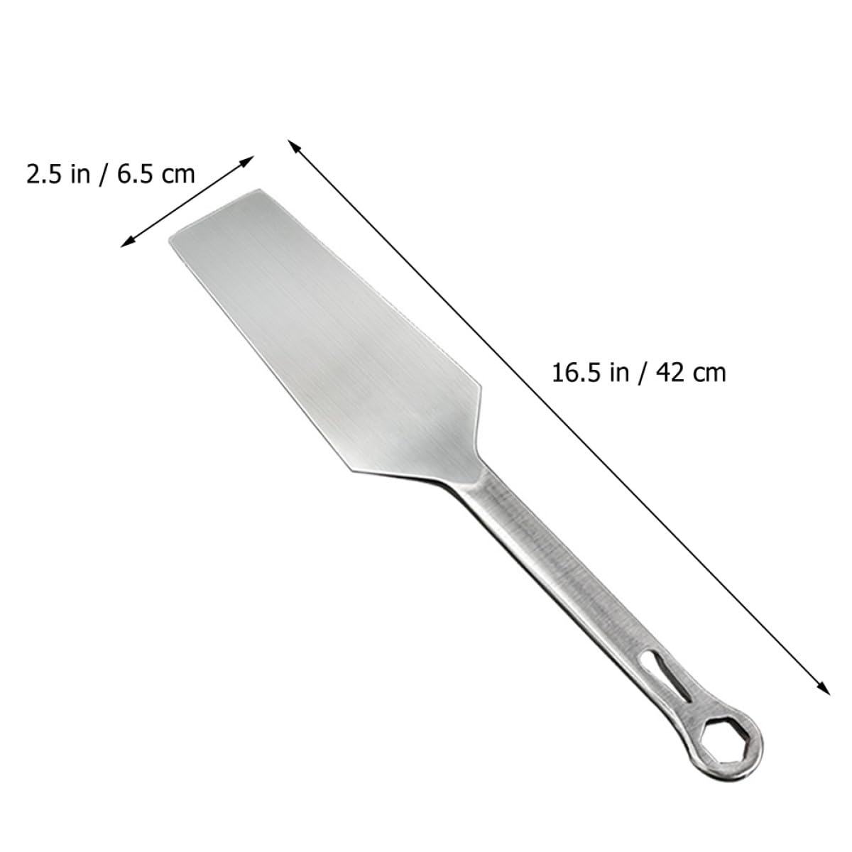 Truelle à Plâtre en Acier Inoxydable Manche Ergonomique et Fonction de Nivellement Ciment pour Travaux de Maçonnerie et Enduit de Finition