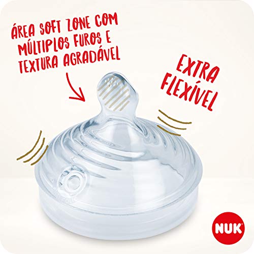 Mamadeira Essence S2 Neutral - NUK, Branca, 260 ml