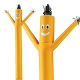 Torero Inflatables Air Dancer Fly Tube Man Inflatable, Yellow, 20-Feet