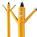 Torero Inflatables Air Dancer Fly Tube Man Inflatable, Yellow, 20-Feet