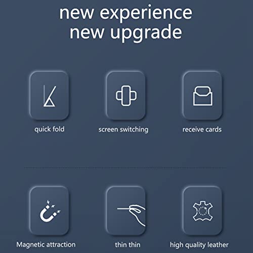 Suporte super magnético, design de carteira fina para 2 cartões, suporte magnético flexível flexível