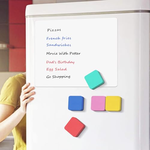 MaxGear Dry Erase Erasers, 48 Pack Magnetic Whiteboard Erasers, 6 Colors by MaxGear - Used condition - Image 6