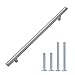 AmazonBasics AB1508-SN-10 Cabinet Pull, 15" Length (12.63" Hole Center), Satin Nickel