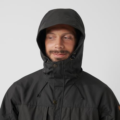 Image of Fjallraven Skogso Men's Jacket - Water and Wind Resistant, Adaptable w /Greenland Wax, Breathable - Hiking, Trekking