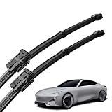 Auto Scheibenwischer Set für Geely Galaxy E8 2024-2026 24'+18', Scheibenwischerblätter Vorne 2 Stück Ohne Rahmen Aerodynamisch Clean Performance