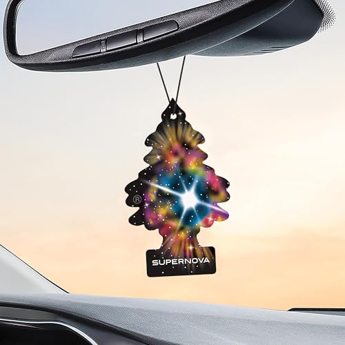 Image of LITTLE TREES Car Air Freshener | Hanging Tree Provides Long Lasting Scent for Auto and Home | 24 Air Fresheners |Supernova