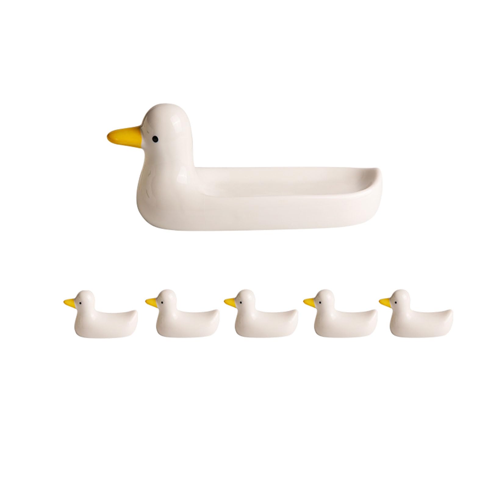 HOUKIG Chopsticks Rest,3 Pack Duck Chopstick Rests & Holders