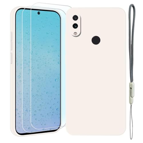 Listado de Xiaomi Redmi Note 7 Pro Walmart los 10 mejores. 41 YonderYM Compatible con Funda para Xiaomi Redmi Note 7/Note 7 Pro, Funda de Silicona Líquida Premium, con 2 Piezas Cristal Templado, Case Antishoc Anti-Rayures Carcasa Blanco...