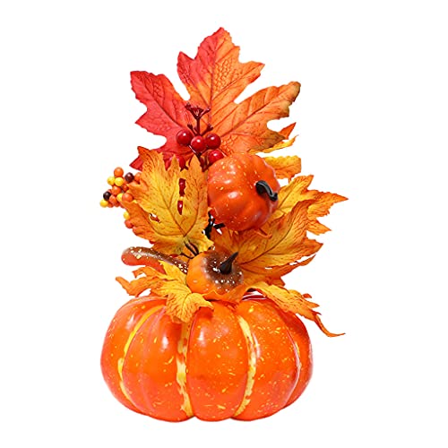 Ankexin Artificial Pumpkins Realistic Simulation for Christmas Thanksgiving Day House Party Home Fall Harvest Decoration