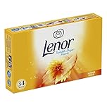 34 Lenor Tumble Dryer Sheets Laundry Fragrance Freshener Softener - Summer Breeze