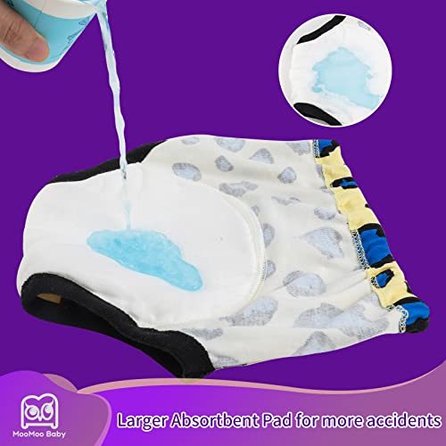 Image of MooMoo Baby Potty Training Underwear 9 Packs Absorbent Toddler Training Pants 5T