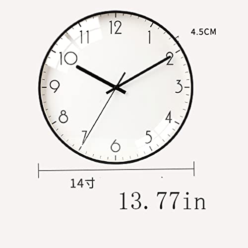 Horloges d'utilisation quotidienne 14 pouces style minimaliste moderne