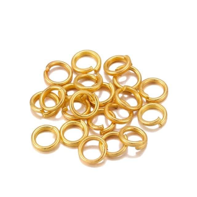 ASDFWR 50-200 unids/Lote 4 5 6 8 10 mm Anillos de Salto Conectores de Anillos divididos para Encontrar joyería DIY Suministros de Accesorios