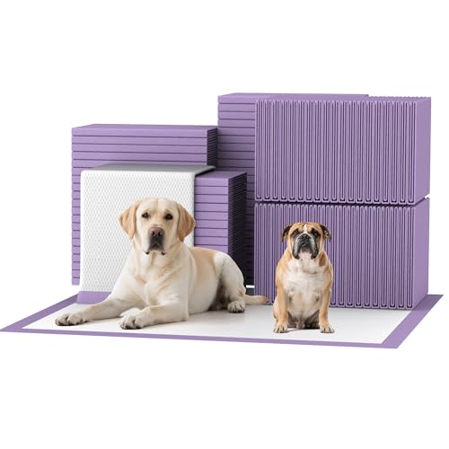 Image of Lavender Scented Super Absorbent & Leak-Proof Puppy Pads, 30 inchx36 inch Odor Control Pet Training Dog Pee Pads, Thicken Quick Dry Pee Pads, Potty Training Pads for Dogs Cats