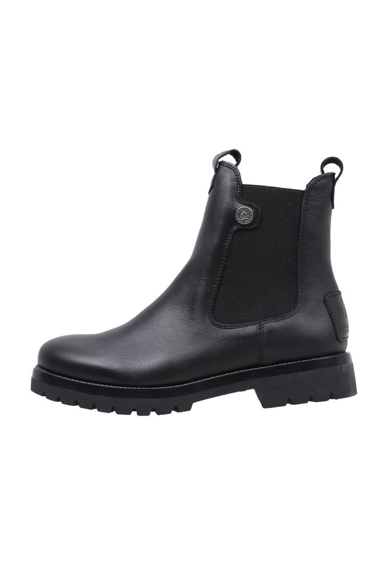Panama Jack Women's Francesca Chelsea Boot, black, 7 UK