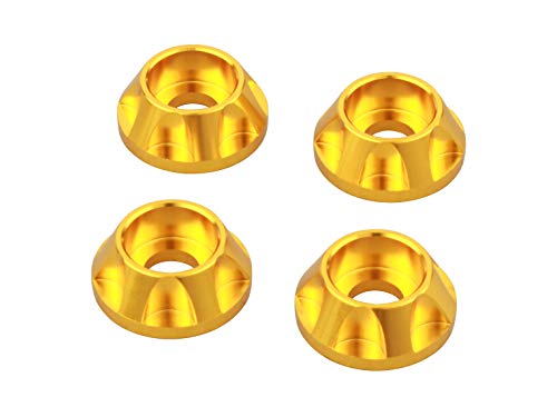 ポッシュ(POSH) バイク用品 NASAタイプキャップホルダー M6用 ゴールド 004086-04