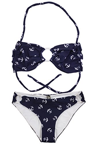 Lovable Damen Blue Anchor Bikini, 38 B