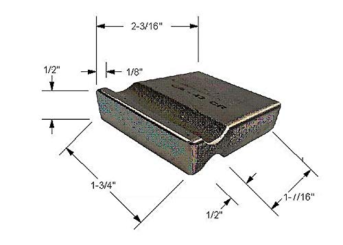 Rivet Bucking BAR - 2-3/16
