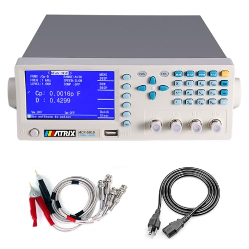 Image of Benchtop LCR Meter Matrix MCR-5010 Digital Tester for Capacitance Resistance Inductance Accuracy 0.15% 100Hz-10kHz